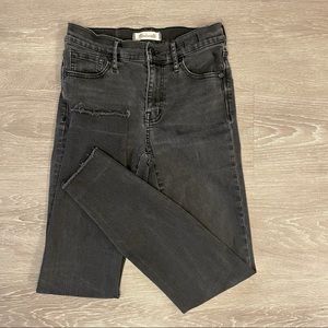 Madewell 9" High Riser Skinny Skinny Jeans Sz 25